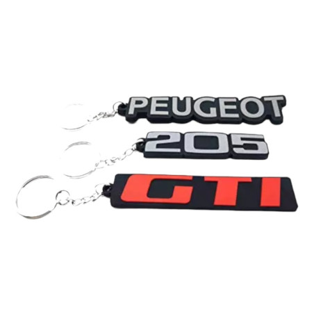 Porte clés Peugeot 205 GTI

