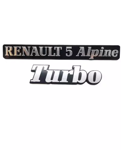 Monogrammes Renault 5 Alpine Turbo