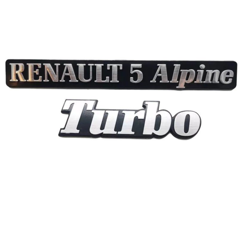 Monogrammes Renault 5 Alpine Turbo