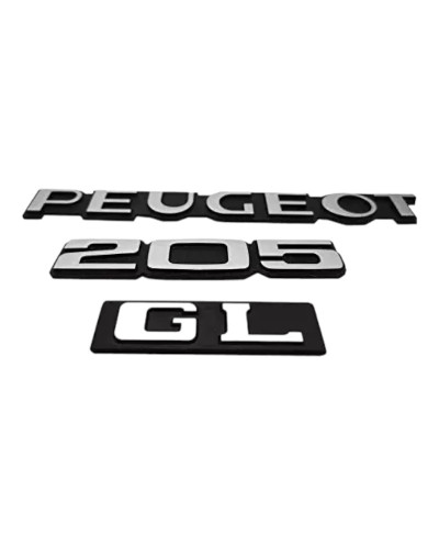 Monogrammes Peugeot 205 GL