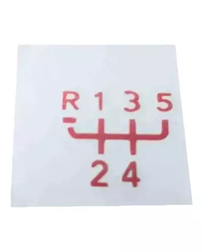 Pegatinas para pomo de cambio Renault 19 16S
