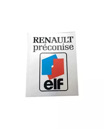 Autocollant Renault ELF Clio 16S Williams R5 R25 R11 R21 R19 Alpine