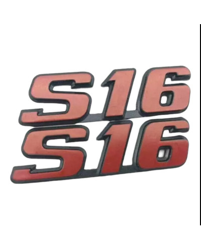 S16 logo's voor Peugeot 306 S16