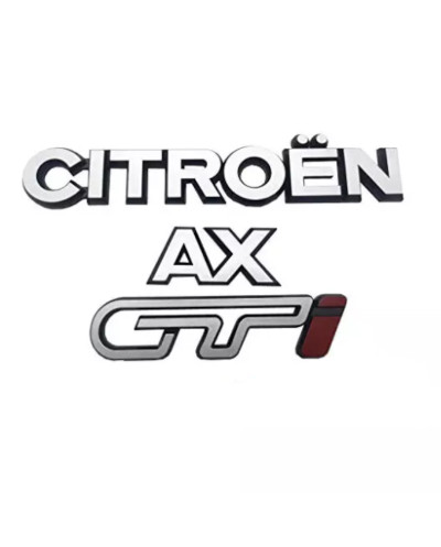 Citroen AX GTI-logo's