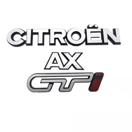 Citroën AX GTI logos