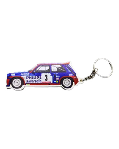 Renault R5 Turbo Maxi Philips Tour de Corse key ring