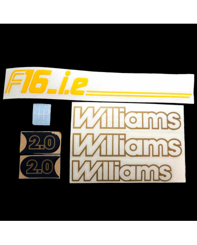 Clio Williams Fase 1 2.0 Set de pegatinas f16.ie