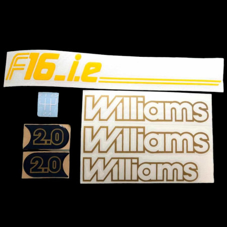 Clio Williams fase 1-stickers