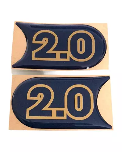 Adesivos 2.0 para indicadores laterais Renault Clio Williams