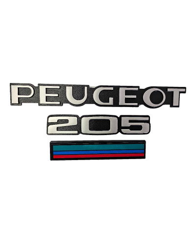 Logo Peugeot 205 Junior vert bleu rouge