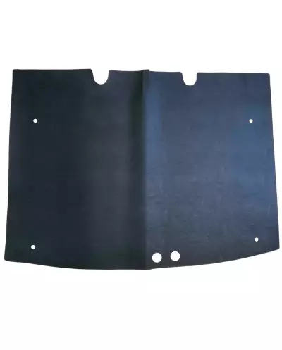 Black trunk mat for Peugeot 205 XS