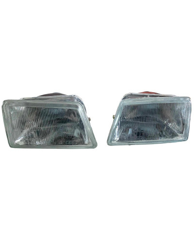 Pair of headlight H4 for Peugeot 205 XS