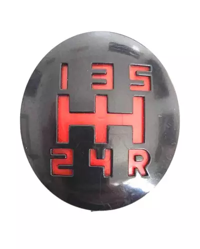 BE3 Manopola cava 5 marce rossa Leva cambio Peugeot 205 GTI CTI