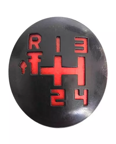 BE1 Griglia rossa a 4 marce pomello cavo Peugeot 205 GRD XS GL