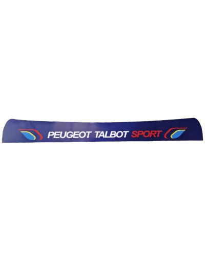 Peugeot 205 GTI CTI RALLYE PTS Blauwe zonneklep hoofdband sticker