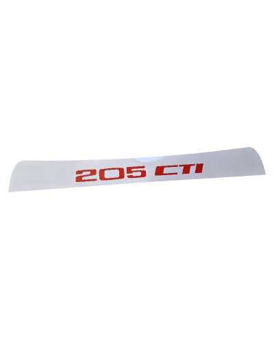 Peugeot 205 CTI zonneklep hoofdband sticker