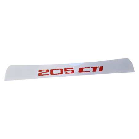 Peugeot 205 CTI sun visor headband sticker