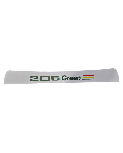 Sun visor stickers for Peugeot 205 GREEN Type 2 windshield sticker
