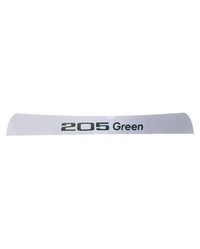 Peugeot 205 GREEN type 1 sun visor headband sticker