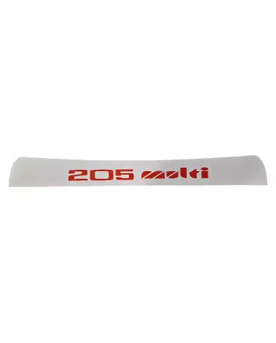 Adesivi aletta parasole per Peugeot 205 MULTI adesivo parabrezza
