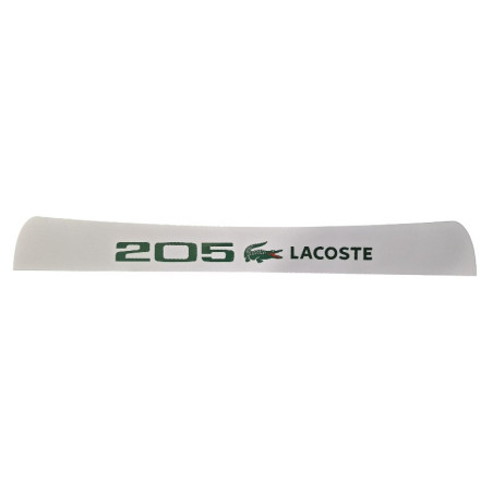 Sticker bandeau Pare Soleil Peugeot 205 Lacoste