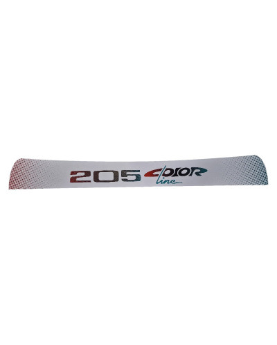 Sun visor stickers for Peugeot 205 COLOR LINE windshield sticker