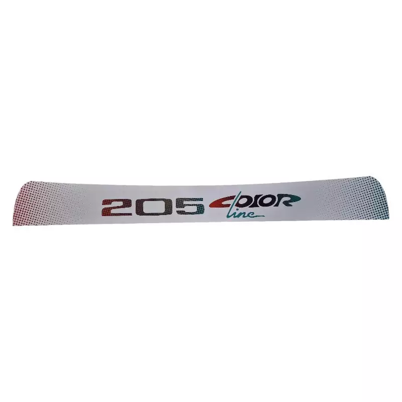 Sun visor stickers for Peugeot 205 COLOR LINE windshield sticker