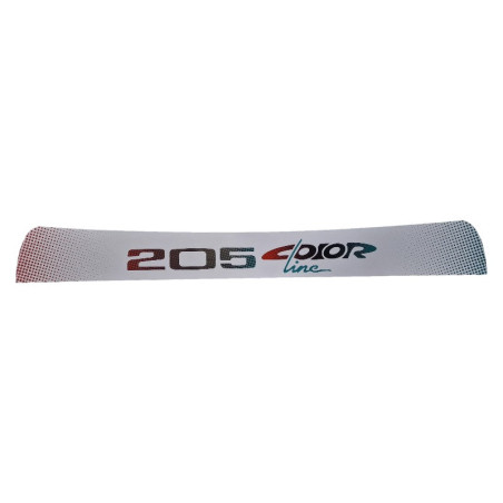 Peugeot 205 COLOR LINE zonneklep hoofdband sticker