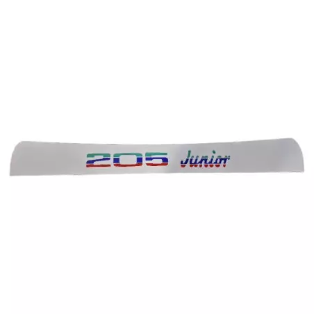 Peugeot 205 Junior Sonnenblende Stirnband Aufkleber grün blau rot