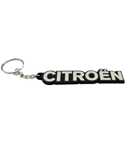 Porte clé Citroën caoutchouc souple goodies cadeau youngtimer