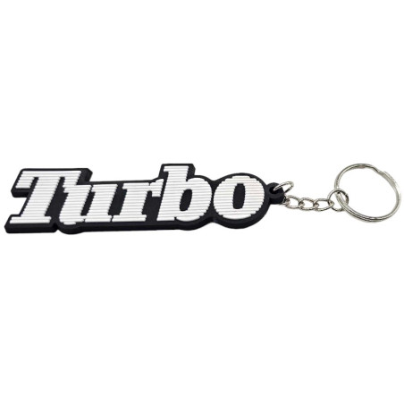 Porte clé Renault 5 alpine turbo noir lettre blanche