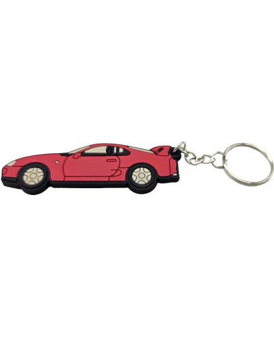 Porte clé Toyota Supra Rouge face avant collector collection vitrine trousseau goodies