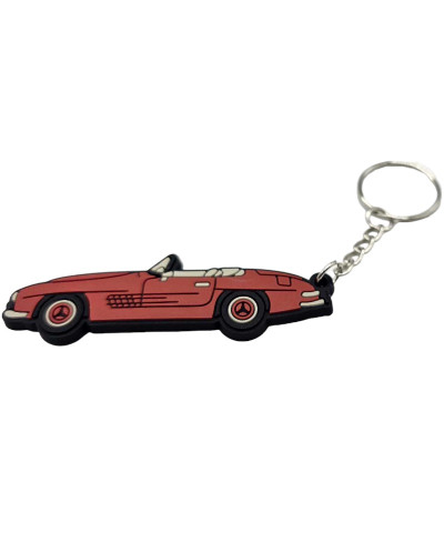 Porte clé Mercedes SL 300 cabriolet Rouge véhicule prestige collection goodies