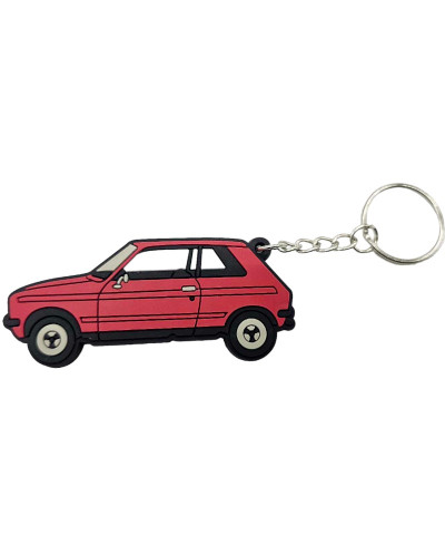 Porte clé Citroën LNA Rouge voiture anciennes vintage youngtimer collection goodies pièces automobile