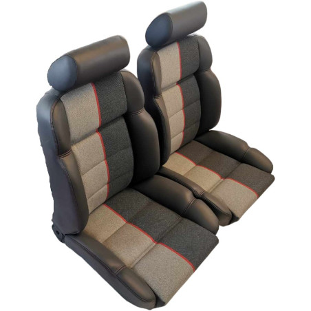Rivestimento dei sedili anteriori Ramier Semi Leather Grey Peugeot 205 GTI