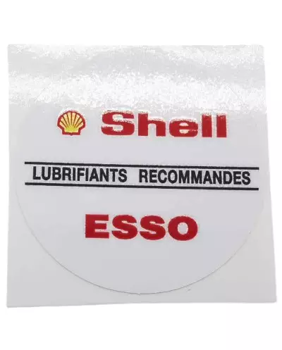 ESSO ブリーザー ステッカー プジョー オイル キャップ 104/205/304/309 GTI