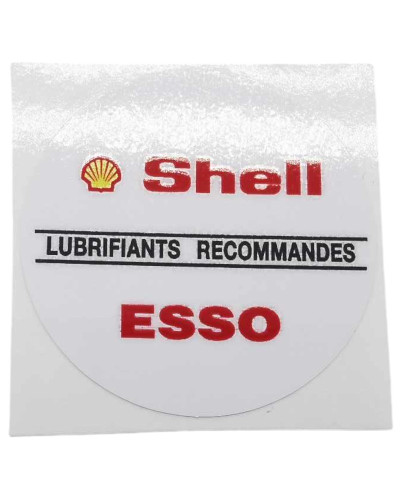 ESSO Breather Sticker Peugeot Oil Cap 104 / 205 / 304 / 309 GTI