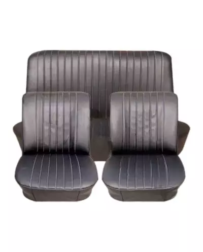 Seat upholstery for Renault 8 gordini black imitation leather