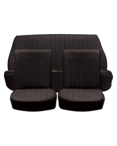 Front & rear seat upholstery in Renault Dauphine black imitation