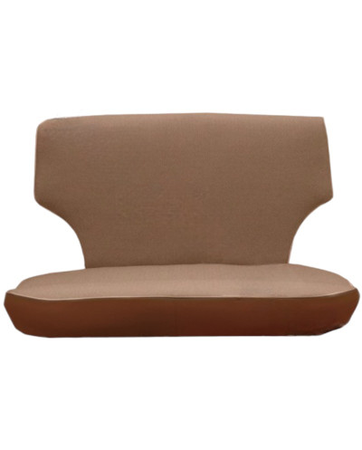 Garnitures de sièges avant & arrière tissu écorce marron renault 4 CV tissu de bonne qualité