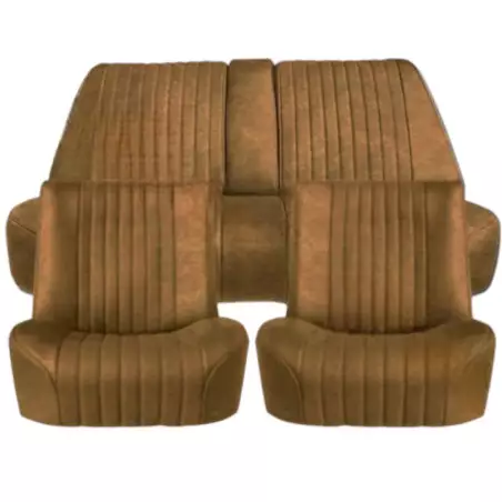Ensemble garnitures de sièges complet velours beige Citroën DS