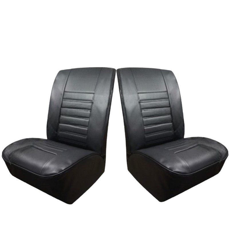 Garnitures de sièges avant avec appuie tête noir Renault 4L NM