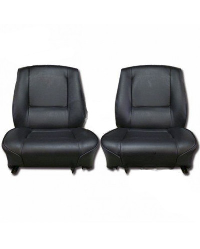 Garnitures de sièges Avant & arrière simili noir Renault 15 TL haute qualité