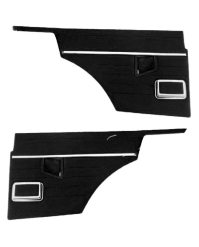 panneaux de portes 504 coupé échange standard simili noir