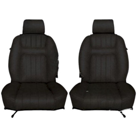 Garnitures sièges avant en simili noir Peugeot 504 coupé & cabriolet