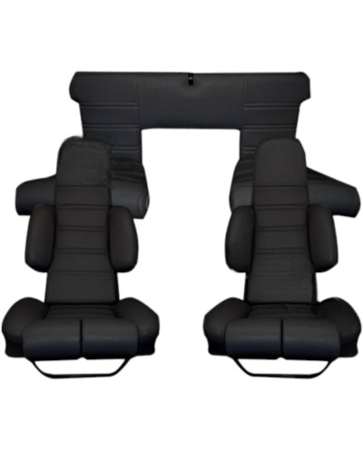 Front & rear seat upholstery in Alpine Black A310 V6 upholstery interior interior