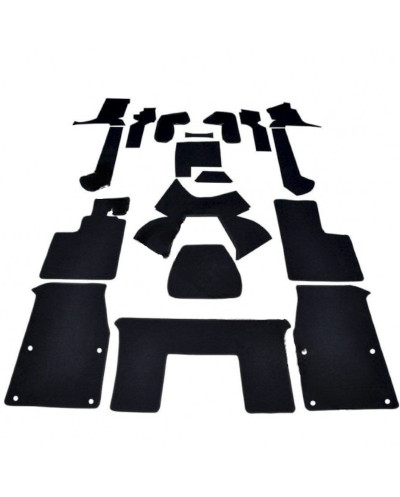 kit alfombra alpina A310 V6 terciopelo negro