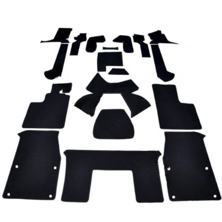 kit alfombra alpina A310 V6 terciopelo negro