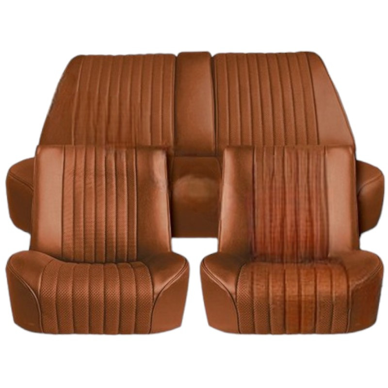 Front & rear seat upholstery Targa brown Citroën DS CSC