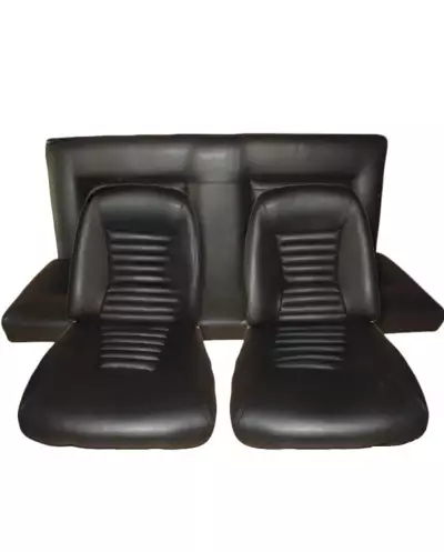 Garnitures sièges complets avant & arrière simili noir MATRA 530 LX